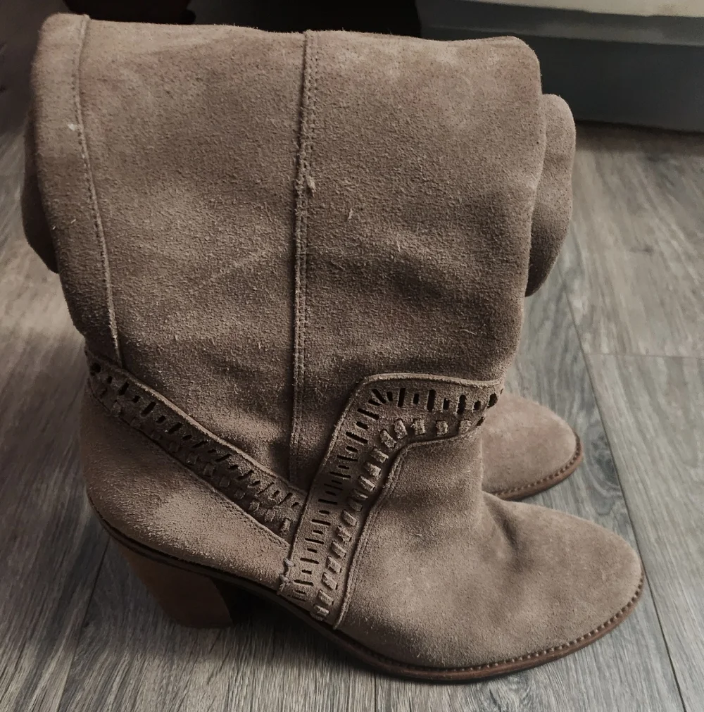 Vince Camuto Tan Over the Knee Boots - Picture 4 of 8